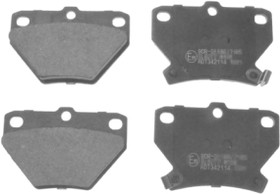 ADT342114, Комплект колодок дисковых TOYOTA CELICA 99-, COROLLA 02-, PRIUS 00-, YARIS 99-, YARIS VERSO 99-,