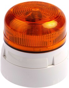 Фото 1/6 QBS-0028, Flashguard QBS Series Amber Flashing Beacon, 230 V ac, Surface Mount, LED Bulb
