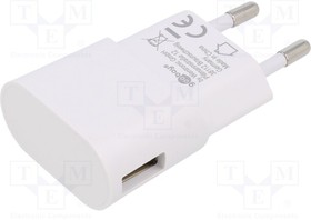 44948, Power supply: switched-mode; plug; 5VDC; 5W; Plug: EU; Out: USB A