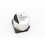 EEE-2AA100UP, Aluminum Electrolytic Capacitors - SMD 10UF 100V VS SMD