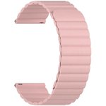 Универсальный кожаный ремешок для часов 22 mm LYAMBDA POLLUX DSP-15-22-PK Pink