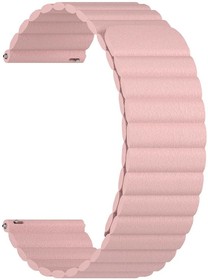 Универсальный кожаный ремешок для часов 22 mm LYAMBDA POLLUX DSP-15-22-PK Pink