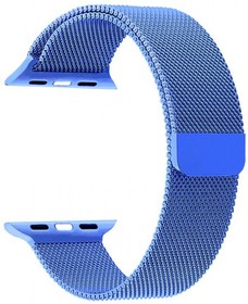 Ремешок из нержавеющей стали Lyambda Capella для Apple Watch 42/44 mm DS-APM02-44-BL Blue
