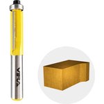 Фреза кромочная прямая обгонная с нижним подшипником 9.5 х 25 мм хвостовик 8 мм ...