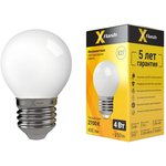 Лампочка светодиодная XF-E27-FLM-G45- 4W-2700K-230V арт.48090
