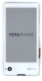 Module (e-ink + touchscreen) for Yota YotaPhone 1 C9660 white with frame