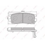 BD-5502, Колодки тормозные задние