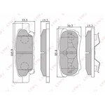 BD-5505, Колодки тормозные