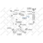 51-00295-SX, 51-00295-SX_наконечник рулевой левый!\ Hyundai Verna 05