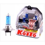 Лампа 12V H7 100/55W PX26d 4200K KOITO Whitebeam комплект DUOBOX P0755W