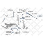 51-00751-SX, 51-00751-SX_наконечник рулевой левый!\BMW F10/F07/F11/F12/ ...