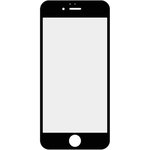 Стекло + OCA в сборе с рамкой для iPhone 6S олеофобное покрытие (черное)