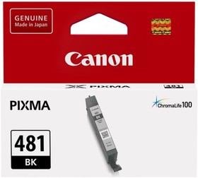 Фото 1/10 Картридж струйный Canon CLI-481BK 2101C001 черный (5.6мл) для Canon Pixma TS6140/TS8140TS/ TS9140/TR7540/TR8540