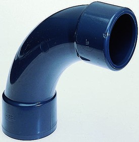 721001109, 90° Elbow PVC Pipe Fitting, 1.25in