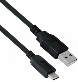Фото 1/2 EX294773RUS, Кабель USB 2.0 ExeGate EX-CC-USB2-AMCM-1.8 (USB Type C/USB 2.0 Am, 3A, 1,8м)