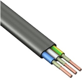 Фото 1/2 Кабель ВВГ-Пнг(А)-LSLTx 3х4 ГОСТ (100 метров) i-KPP-VVGPNG- LSLTX-340-100