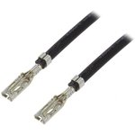 0797582043, Cable Assembly UL 1061 0.15m 16AWG Terminal to Terminal 1 to 1 POS ...