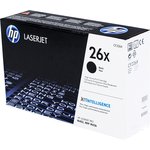 HP 26X Black Original LaserJet Toner Cartridge (CF226X), Тонер-картридж