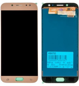 Фото 1/2 (J730F) дисплей в сборе с тачскрином (модуль) для Samsung Galaxy J7 (SM-J730F) (2017), золотой TFT с регулировкой яркости