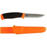 11829, Нож Morakniv Companion F Serrated, нержавеющая сталь, оранжевый