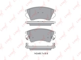 Фото 1/6 BD5927, К-кт колодок для диск. тормозов CHEVROLET MALIBU 2.0D-2.4 12-, OPEL ASTRA GTC 1.4-2.0D 11-, INSIGNIA 1.4-2.8 08-, ZAFIRA C 1.4-2.0D