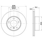 8dd355104-591, диск тормозной BMW 5 (E39) BMW 5 (E39) 5 Touring (E39)