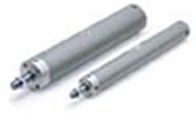 CDG1BN20-125Z, Pneumatic Piston Rod Cylinder - 20mm Bore, 125mm Stroke, CDG1 Series, Double Acting