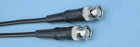 114.26.26.0250A, Male BNC to Male BNC Coaxial Cable, 250mm, RG59B/U Coaxial, Terminated