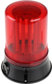 Фото 1/2 LED401-02-02RS, LED401 Series Red Multiple Effect Beacon, 24 V dc, Surface Mount, LED Bulb, IP65
