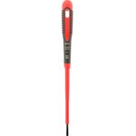 BE-8220S, Slotted Screwdriver, 3 x 0.5 mm Tip, 100 mm Blade, VDE/1000V, 222 mm Overall