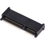 MM60-52-B1-B1, 52 Way Right Angle Mini PCIe, PCI Memory Card Connector With ...