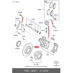 Диск тормозной задний FORD 1 488 311