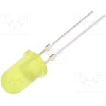 OSY5PA5A34G-1, LED; 5mm; yellow; 4800?6600mcd; 30°; Front: convex; 1.8?2.6V; 130mW