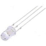 OSRBMC5B31A-5V, LED; 5mm; red/blue; 30°; Front: convex; 5V; Pitch: 2.54mm; -30?85°C