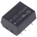 R0.25S-1515/HP, Isolated DC/DC Converters - SMD CONV DC/DC 0.25W 15VIN 15VOUT