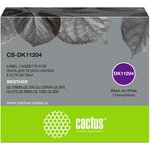Картридж ленточный Cactus CS-DK11204 DK-11204 черный для Brother P-touch QL-500 ...