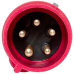 ps-025-32-380- PRO, Portable plug 025 3P+PE+N 32A 380V IP44 PROXIMA