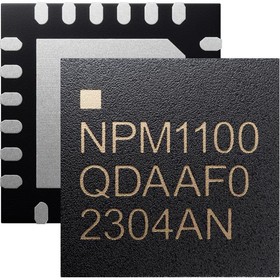 NPM1100-QDAB-R, Battery Power Management IC Lithium Ion/Polymer 24-QFN (4x4)