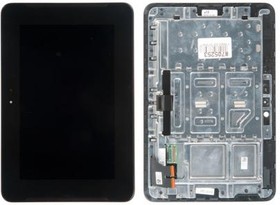 Фото 1/2 (P93L-2A) дисплей в сборе с тачскрином P93L-2A для докстанции ASUS Padfone S PF500KL, черный, оригинал