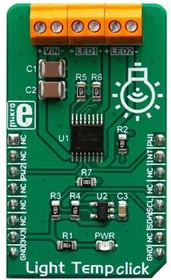 MIKROE-3399, Light Temp Click LED Driver Module 3.3V