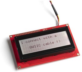 LCD-16398, Display Development Tools 20x4 SerLCD - RGB Backlight (Qwiic)