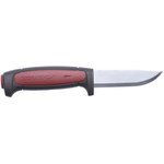 12243, Нож Morakniv Pro C, углеродистая сталь, черный/бордовый