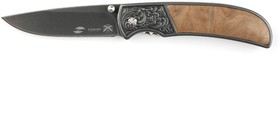 Фото 1/8 FK-S055B, Нож Stinger, 71 мм, коричневый
