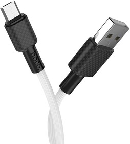 Кабель USB HOCO X29 Superior, USB - Micro USB, 2.0А, 1м, белый