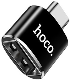 Переходник HOCO UA5 Type-C to USB, черный