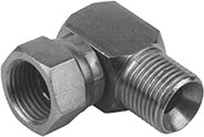 2020-1/4, Elbow Threaded Adaptor, R 1/4 Female to R 1/4 Male, Threaded Connection Style