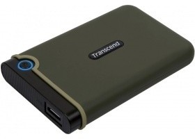 Фото 1/10 Transcend Portable HDD 1Tb StoreJet TS1TSJ25M3G {USB 3.0, 2.5" Military Green}