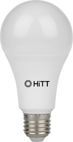 HiTT Лампочка Светодиодная E27 32Вт 230В 3050Лм 3000К Теплый белый свет Груша 1010022 HiTT-PL-A60-32- 230-E27-3000