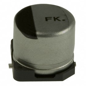 Фото 1/10 ECAP SMD, 220мкФ, 16В, 105°С, 6.3×7.7мм, EEEFK1C221XP, Конденсатор электролитический алюминиевый SMD