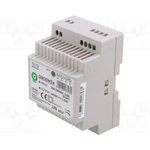 DIN30W24, Power supply: switched-mode; 30W; 24VDC; for DIN rail mounting